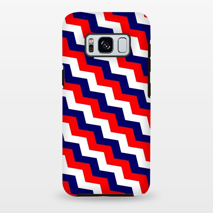 Galaxy S8 plus StrongFit Chevron colorful by Dhruv Narelia