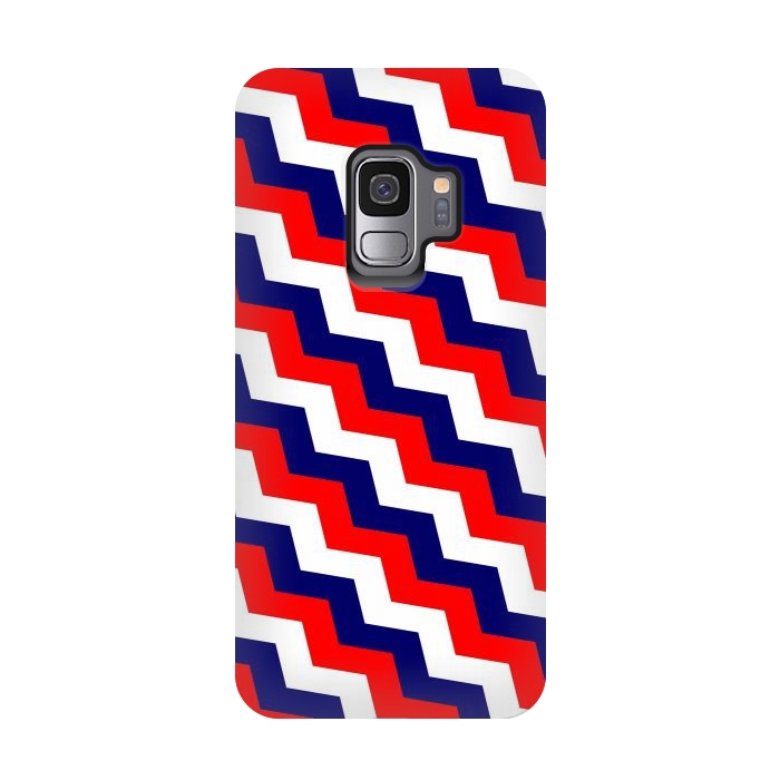 Galaxy S9 StrongFit Chevron colorful by Dhruv Narelia
