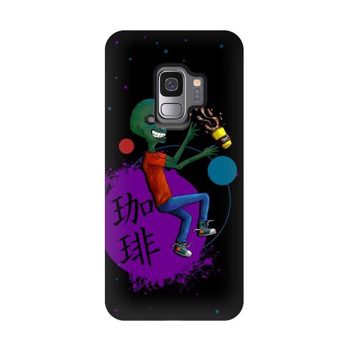 Galaxy S9 StrongFit Galactic Soy Latte by Gringoface Designs