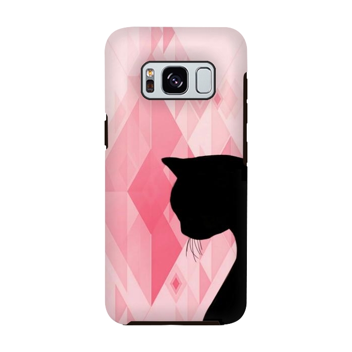Galaxy S8 StrongFit Black cat by CAS