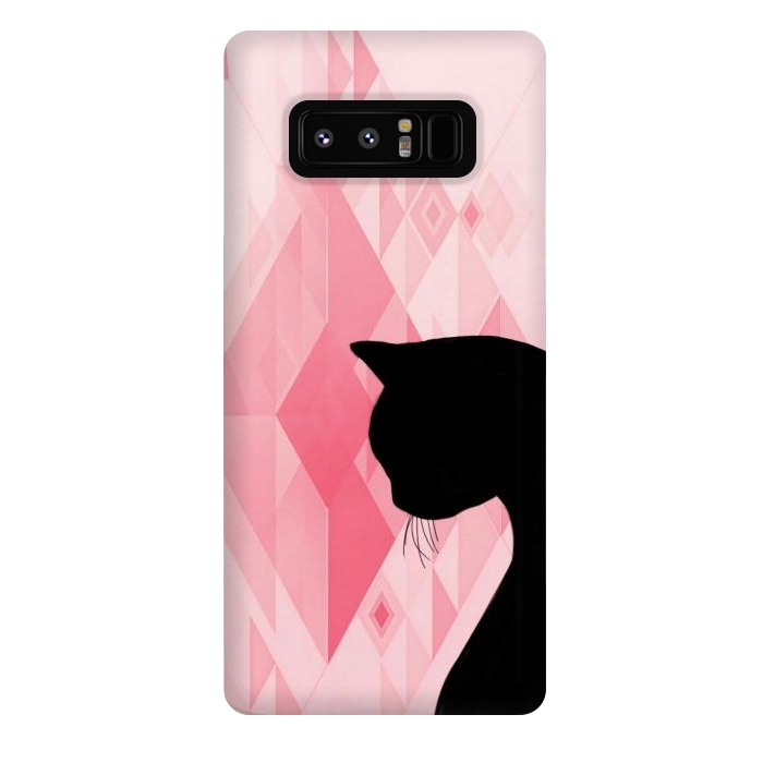 Galaxy Note 8 StrongFit Black cat by CAS