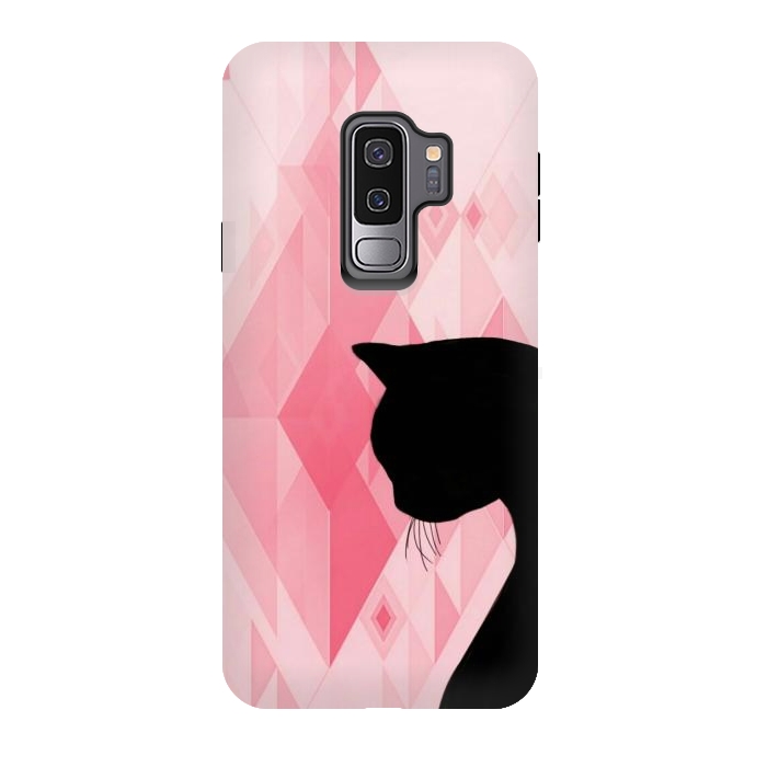 Galaxy S9 plus StrongFit Black cat by CAS