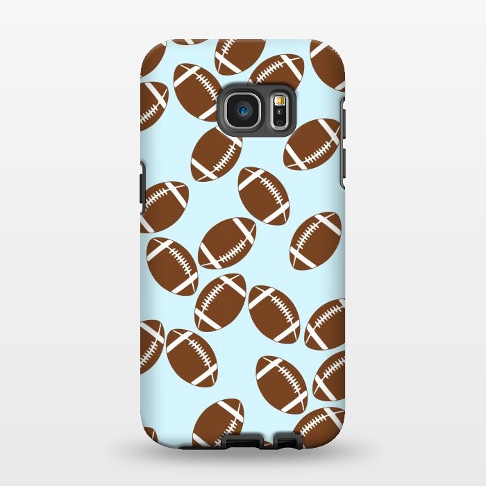 Galaxy S7 EDGE StrongFit Football Pattern by Karolina
