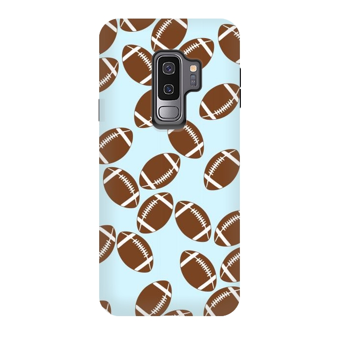 Galaxy S9 plus StrongFit Football Pattern by Karolina
