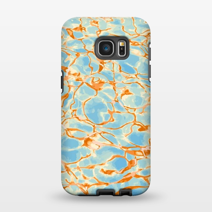 Galaxy S7 EDGE StrongFit Abstract Water by Creativeaxle