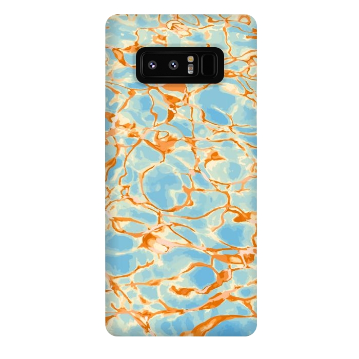 Galaxy Note 8 StrongFit Abstract Water by Creativeaxle