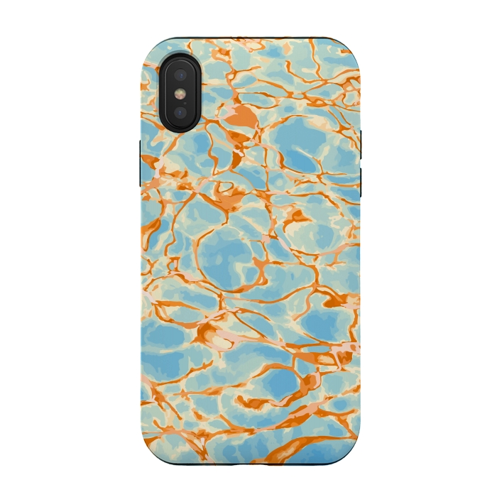 iPhone Xs / X StrongFit Abstract Water by Creativeaxle