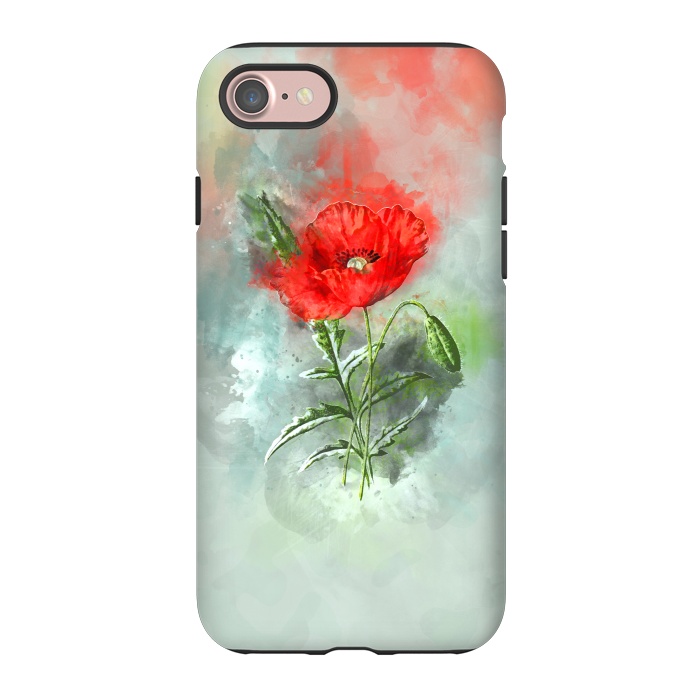 iPhone 7 StrongFit Red Poppy by Creativeaxle
