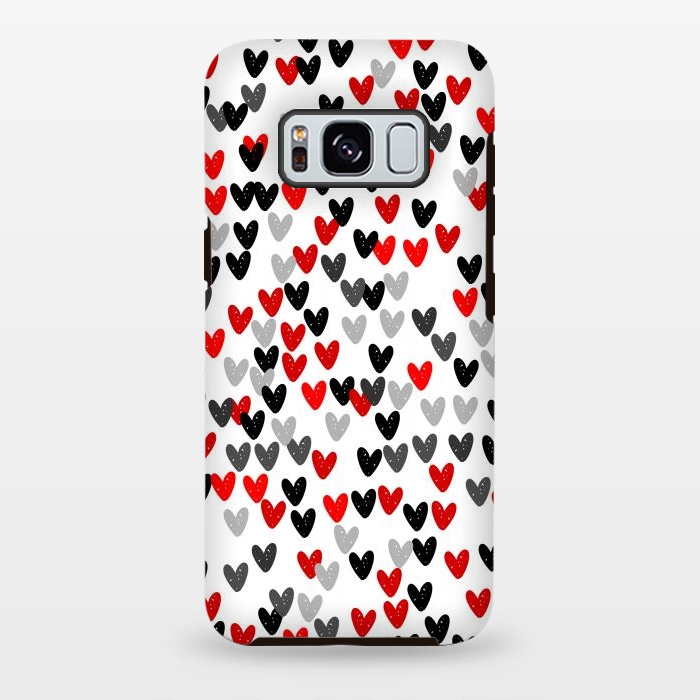 Galaxy S8 plus StrongFit Cute Hearts by Karolina