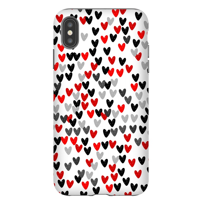 iPhone Xs Max StrongFit Cute Hearts by Karolina