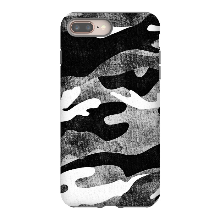 iPhone 7 plus StrongFit Minimal metallic camouflage by Oana 