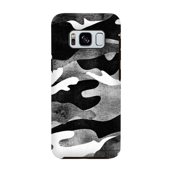 Galaxy S8 StrongFit Minimal metallic camouflage by Oana 