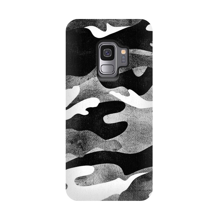 Galaxy S9 StrongFit Minimal metallic camouflage by Oana 