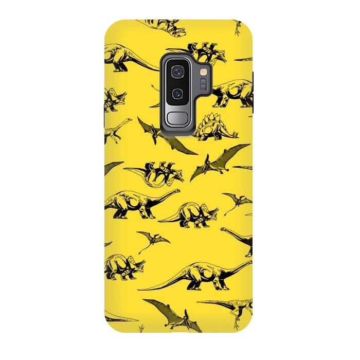 Galaxy S9 plus StrongFit Dinosaur Pattern by Karolina