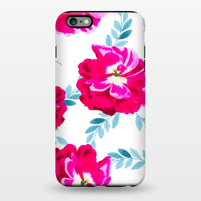 iPhone 6/6s plus StrongFit Fluorescent Florals by Uma Prabhakar Gokhale
