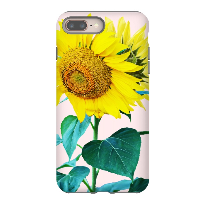 iPhone 7 plus StrongFit Sun Flowers by Uma Prabhakar Gokhale