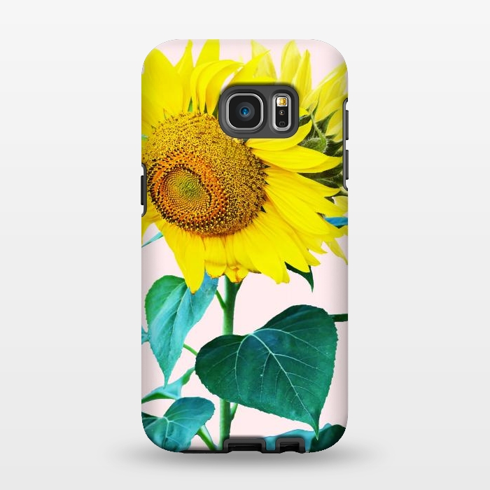 Galaxy S7 EDGE StrongFit Sun Flowers by Uma Prabhakar Gokhale