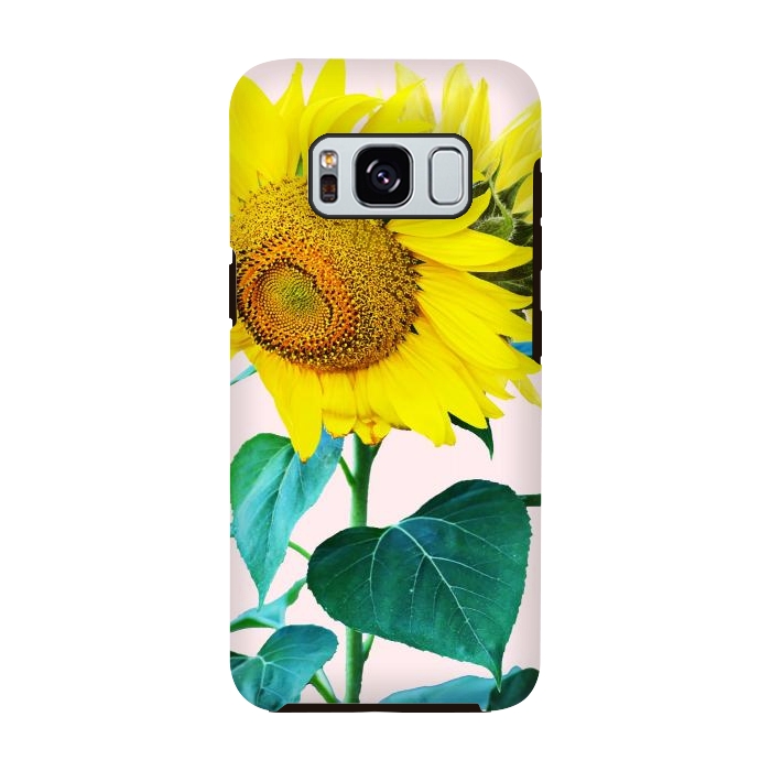 Galaxy S8 StrongFit Sun Flowers by Uma Prabhakar Gokhale