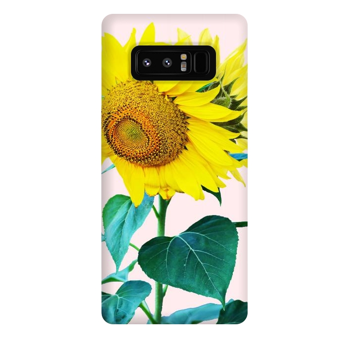 Galaxy Note 8 StrongFit Sun Flowers by Uma Prabhakar Gokhale
