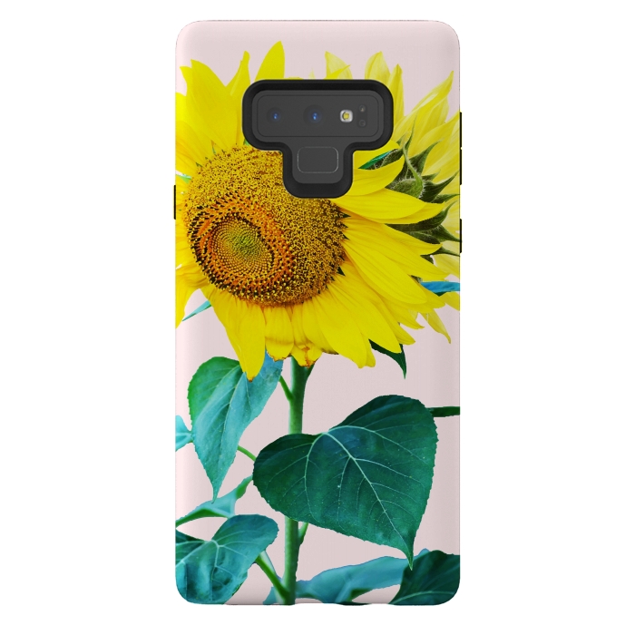 Galaxy Note 9 StrongFit Sun Flowers by Uma Prabhakar Gokhale