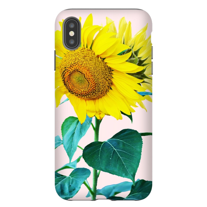 iPhone Xs Max StrongFit Sun Flowers by Uma Prabhakar Gokhale