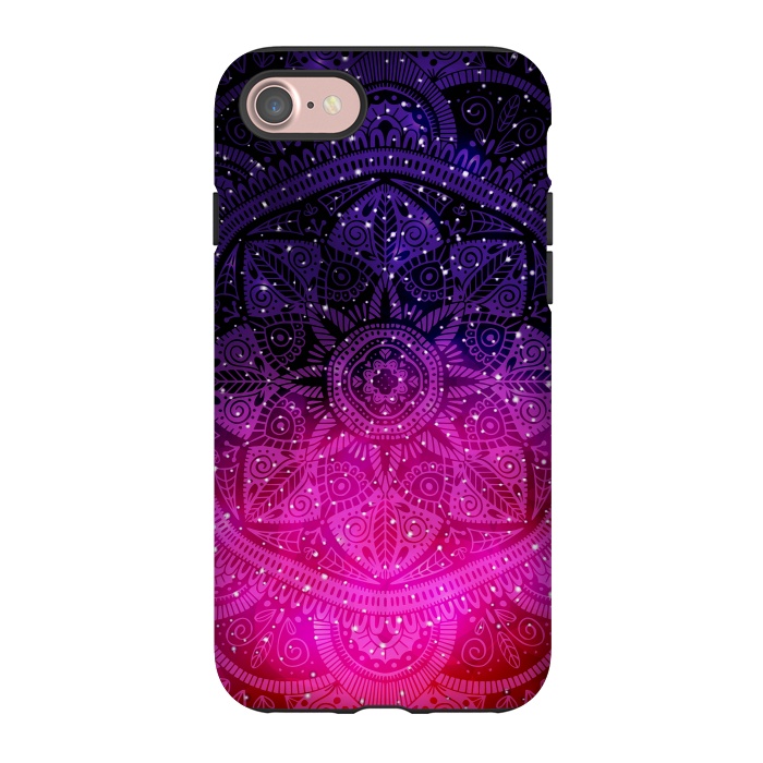 iPhone 7 StrongFit Galaxy Mandala 001 by Jelena Obradovic