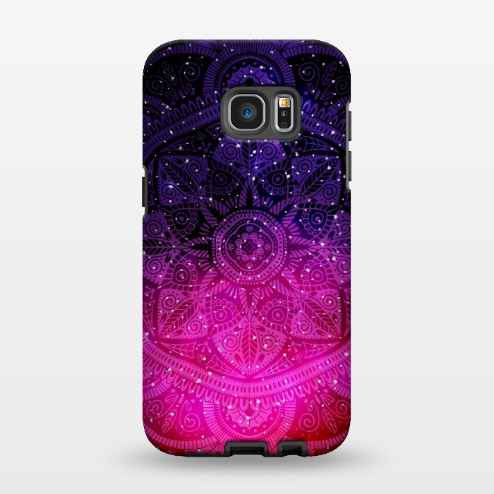 Galaxy S7 EDGE StrongFit Galaxy Mandala 001 by Jelena Obradovic