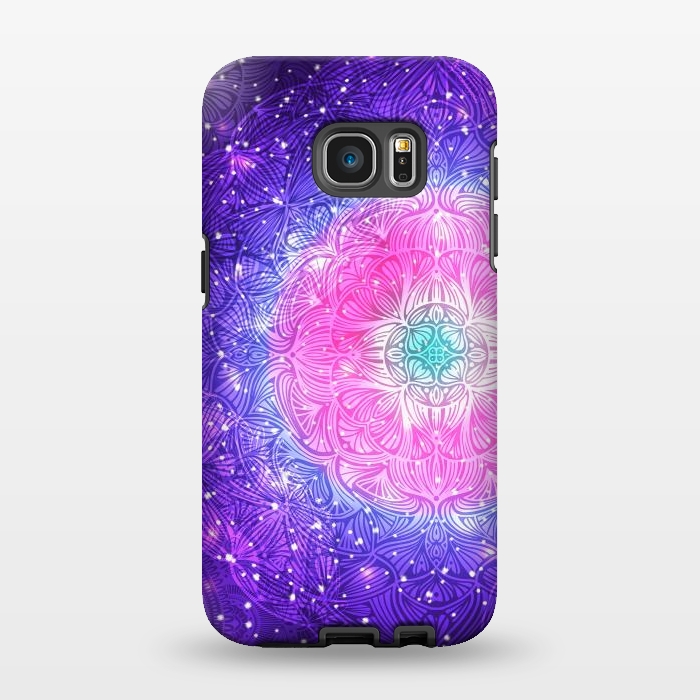 Galaxy S7 EDGE StrongFit Galaxy Mandala 002 by Jelena Obradovic