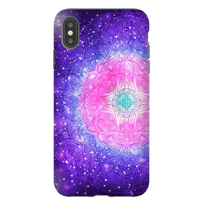 iPhone Xs Max StrongFit Galaxy Mandala 002 by Jelena Obradovic