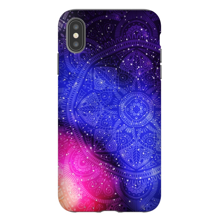 iPhone Xs Max StrongFit Galaxy Mandala 003 by Jelena Obradovic