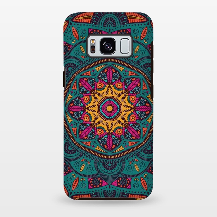 Galaxy S8 plus StrongFit Colorful Mandala 005 by Jelena Obradovic
