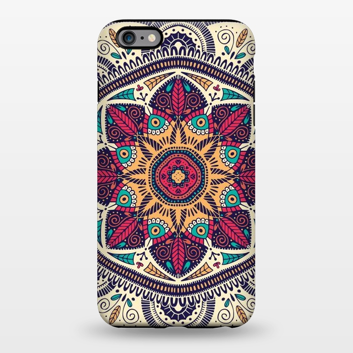 iPhone 6/6s plus StrongFit Colorful Mandala 006 by Jelena Obradovic