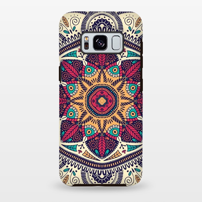 Galaxy S8 plus StrongFit Colorful Mandala 006 by Jelena Obradovic