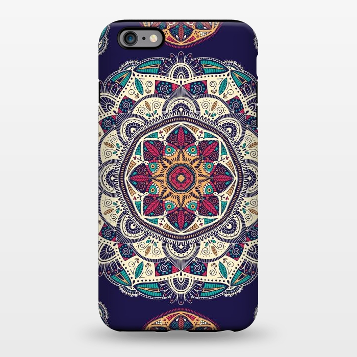 iPhone 6/6s plus StrongFit Colorful Mandala 007 by Jelena Obradovic