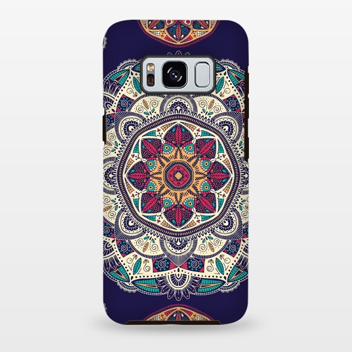 Galaxy S8 plus StrongFit Colorful Mandala 007 by Jelena Obradovic
