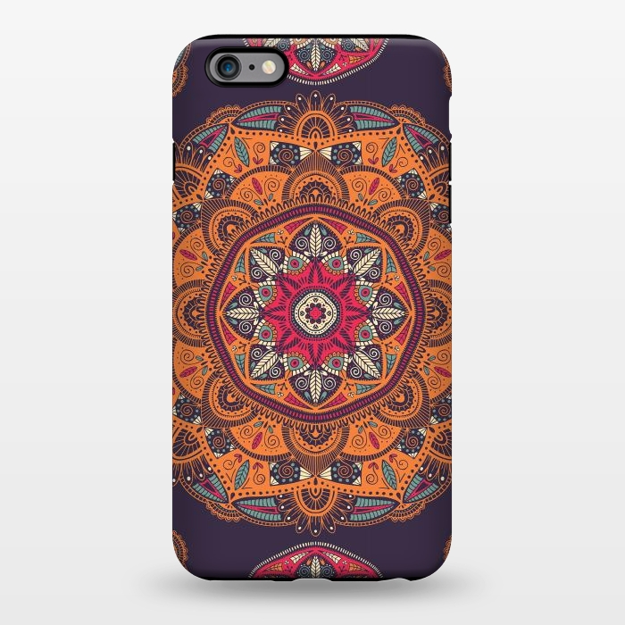 iPhone 6/6s plus StrongFit Colorful Mandala 008 by Jelena Obradovic