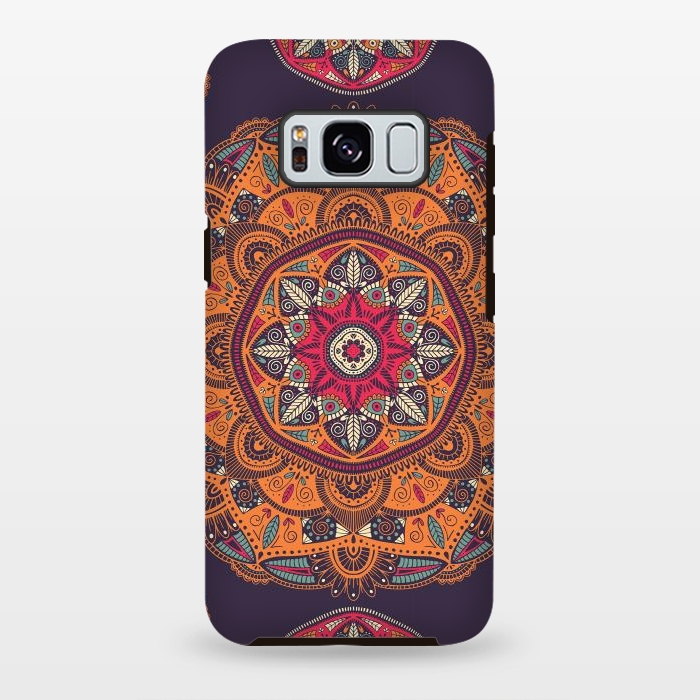 Galaxy S8 plus StrongFit Colorful Mandala 008 by Jelena Obradovic