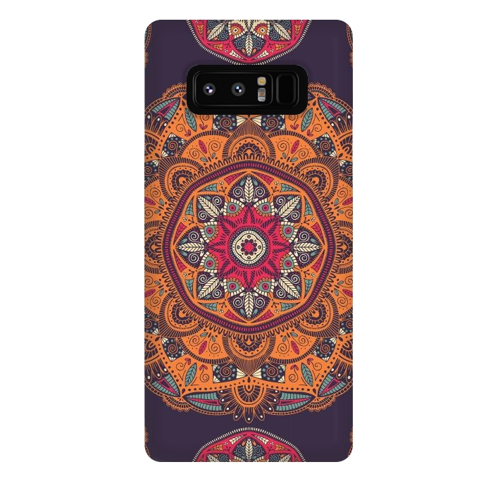 Galaxy Note 8 StrongFit Colorful Mandala 008 by Jelena Obradovic