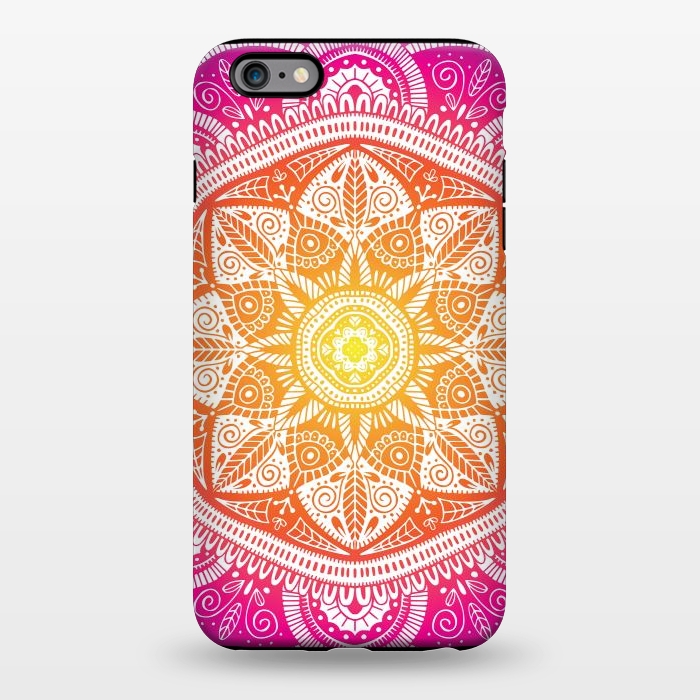 iPhone 6/6s plus StrongFit Radiant Mandala 009 by Jelena Obradovic
