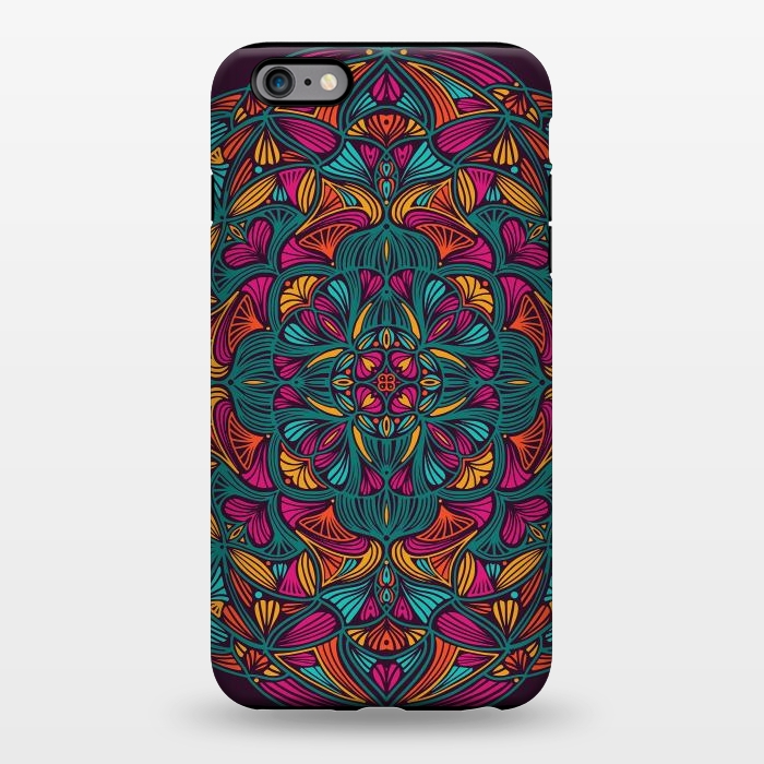 iPhone 6/6s plus StrongFit Colorful Mandala 013 by Jelena Obradovic