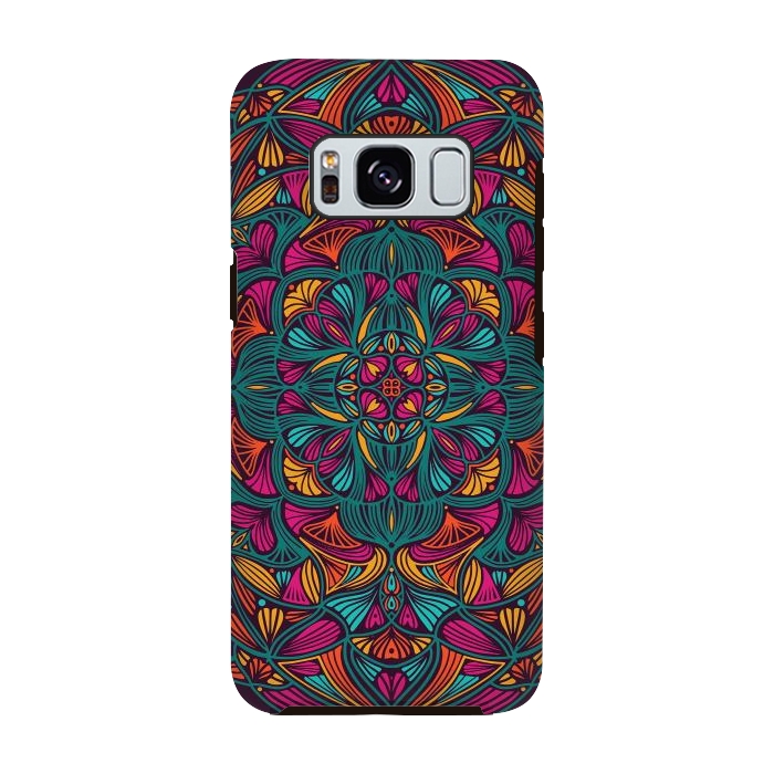 Galaxy S8 StrongFit Colorful Mandala 013 by Jelena Obradovic