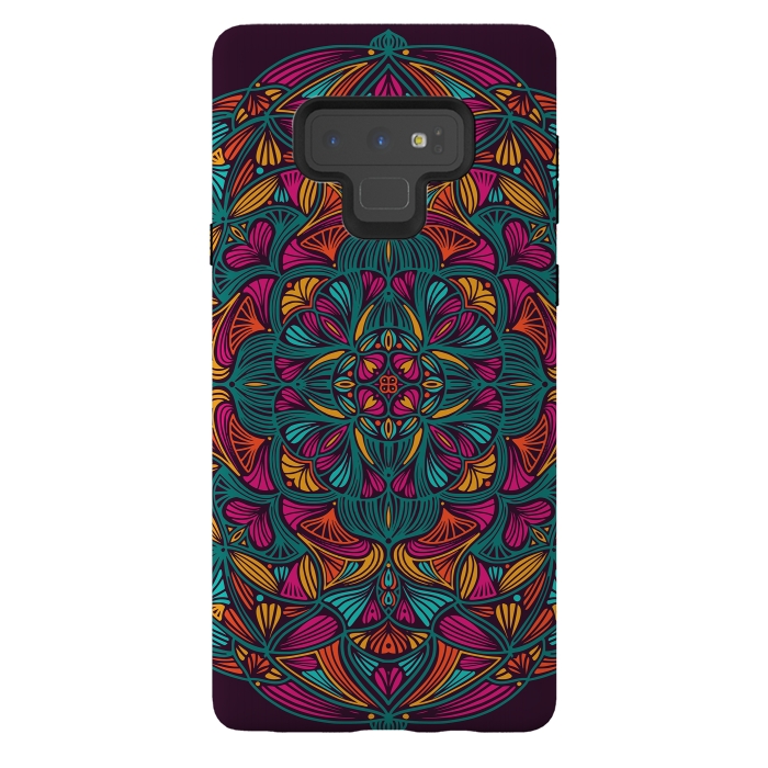Galaxy Note 9 StrongFit Colorful Mandala 013 by Jelena Obradovic