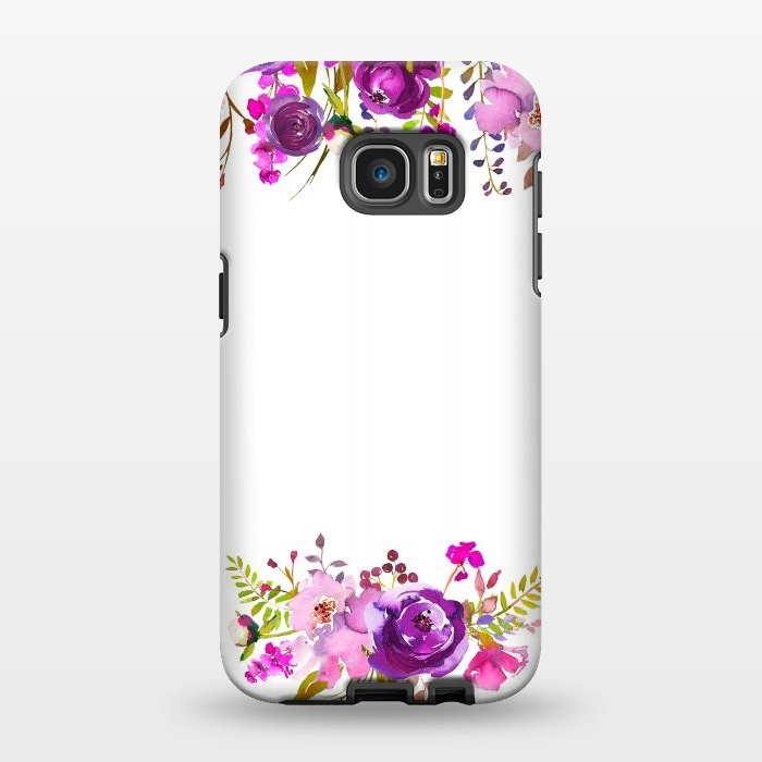 Galaxy S7 EDGE StrongFit Purple Spring Flower Dream by  Utart