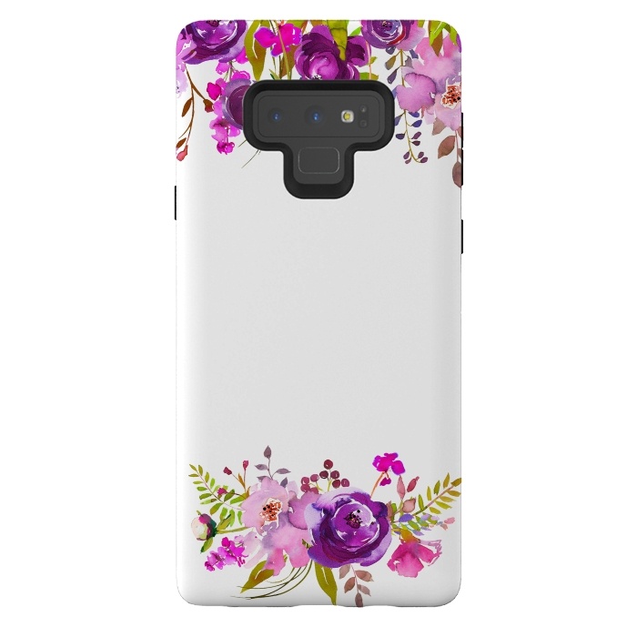 Galaxy Note 9 StrongFit Purple Spring Flower Dream by  Utart