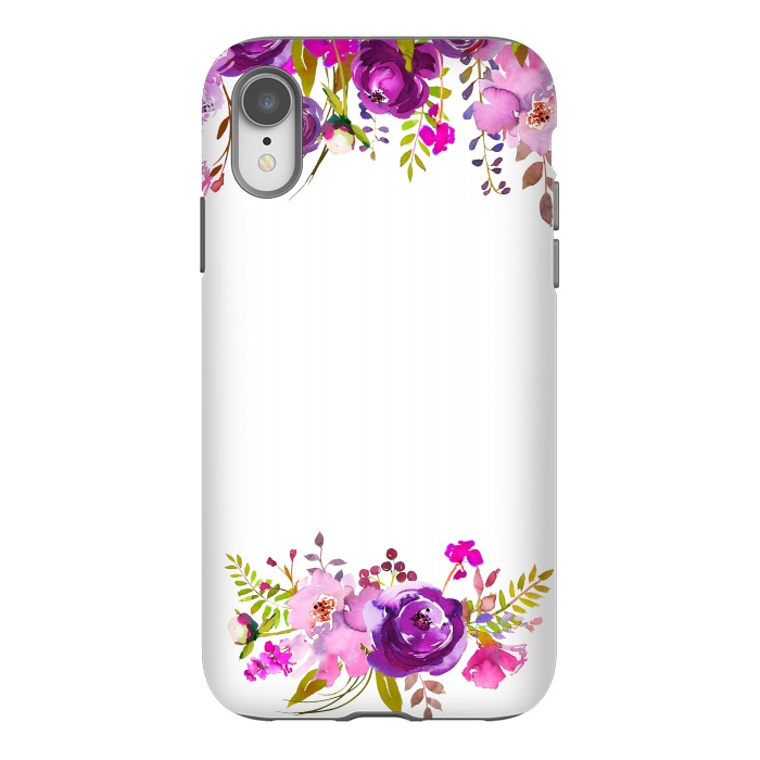 iPhone Xr StrongFit Purple Spring Flower Dream by  Utart