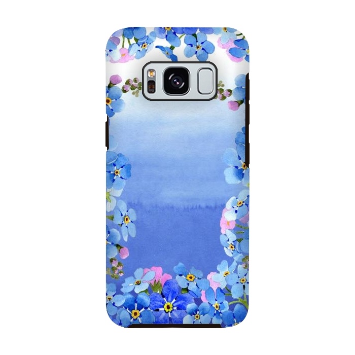 Galaxy S8 StrongFit Forget me not - Floral Spring Dream by  Utart