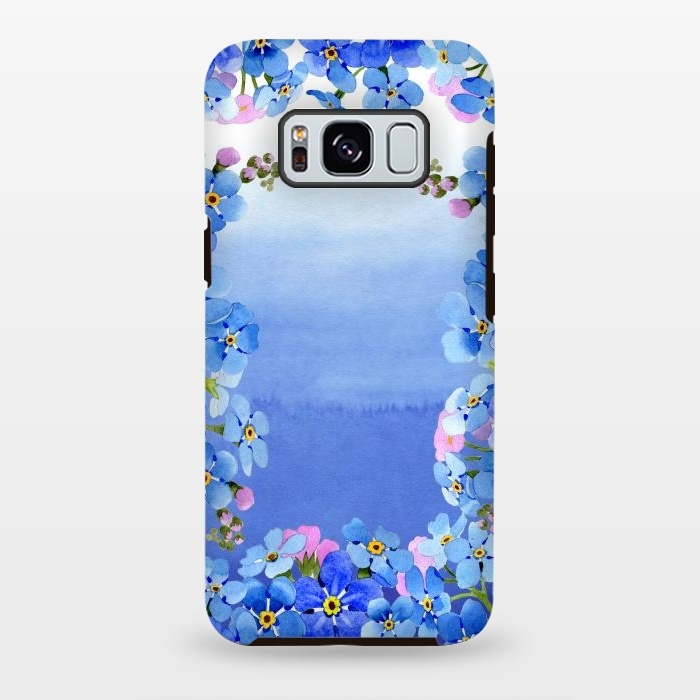 Galaxy S8 plus StrongFit Forget me not - Floral Spring Dream by  Utart