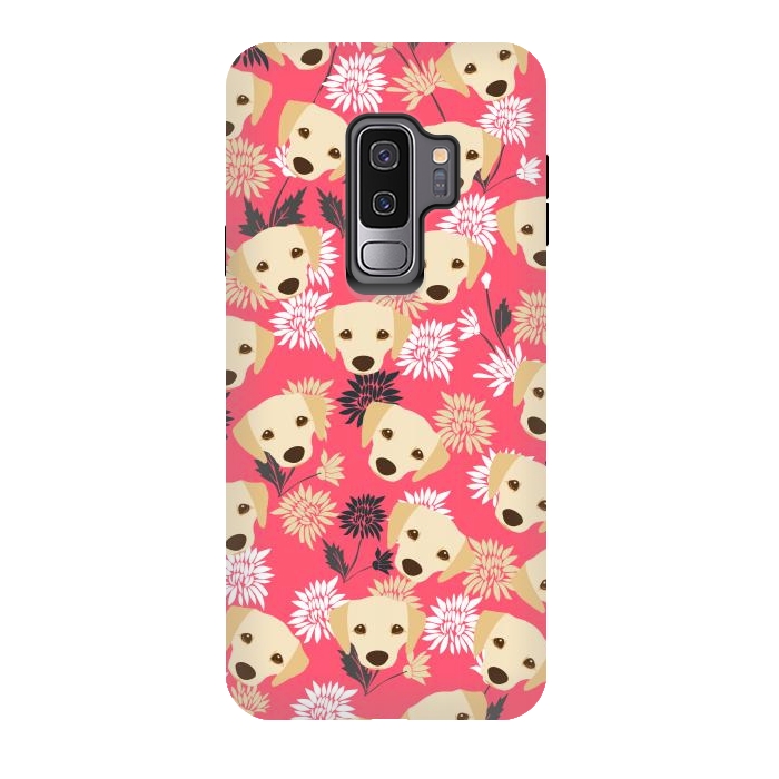 Galaxy S9 plus StrongFit Cute Labrador by Karolina