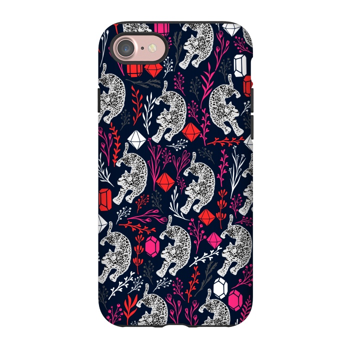 iPhone 7 StrongFit Snow Leopard by Karolina