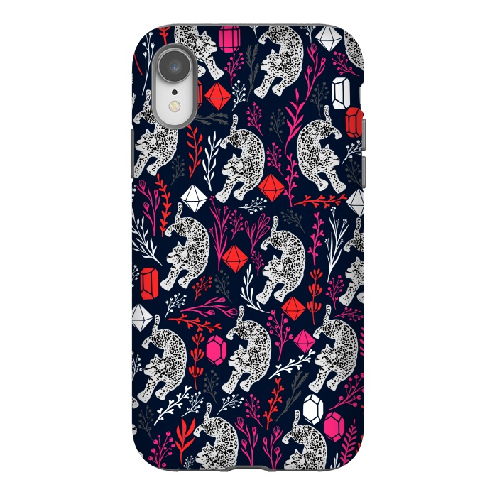 iPhone Xr StrongFit Snow Leopard by Karolina